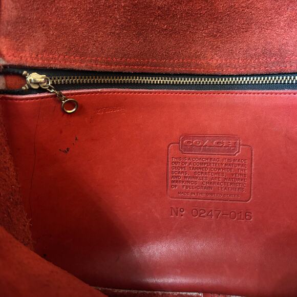 Vintage Coach Convertible Clutch NO STRAP - Picture 8 of 9
